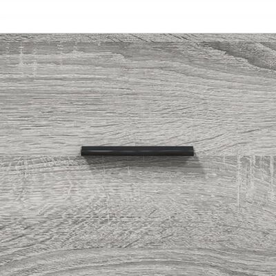 vidaXL Armario de pared madera de ingeniería gris Sonoma 60x36,5x35 cm