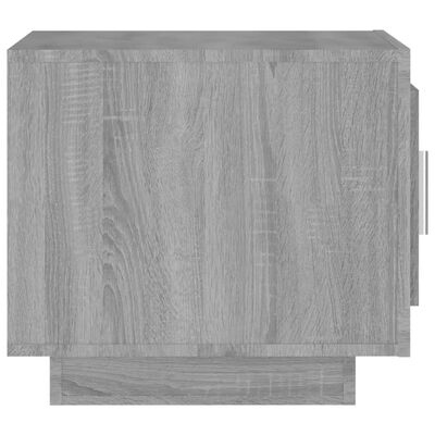 vidaXL Mesa de centro madera de ingeniería gris Sonoma 51x50x45 cm