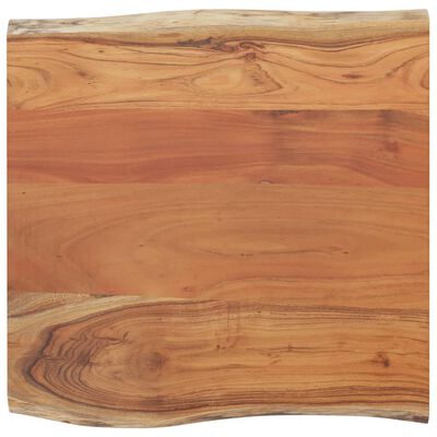 vidaXL Tablero cuadrado madera maciza acacia borde vivo 60x60x2,5 cm