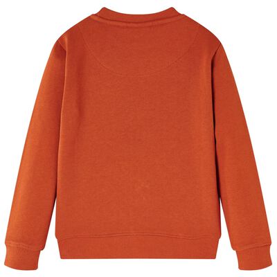 Sudadera infantil color teja claro 92