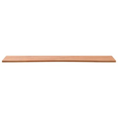 vidaXL Tablero de escritorio madera maciza de haya 100x(55-60)x1,5 cm