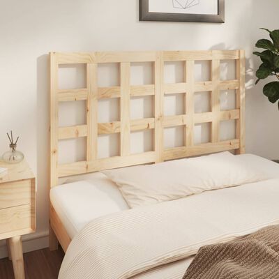 vidaXL Cabecero de cama madera maciza de pino 140,5x4x100 cm