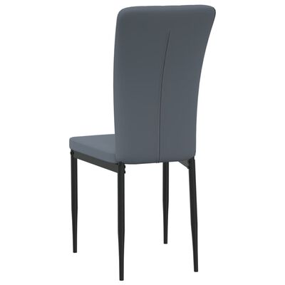 vidaXL Sillas de comedor 2 unidades terciopelo gris oscuro