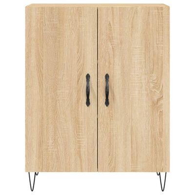 vidaXL Aparador alto madera contrachapada color roble 69,5x34x180 cm