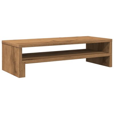 vidaXL Soporte de pantalla madera ingeniería roble Sonoma 54x22x15 cm