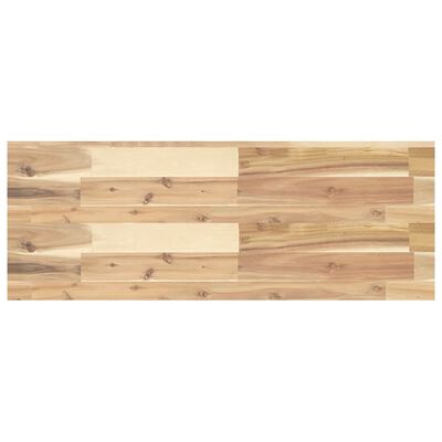 vidaXL Estantes flotantes 4 uds madera acacia sin tratar 80x30x4 cm