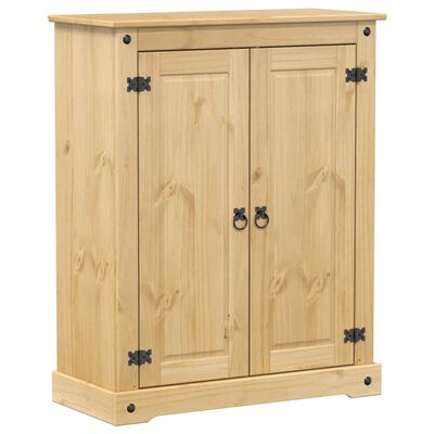 vidaXL Mueble zapatero Corona madera maciza de pino 86x38,5x108 cm