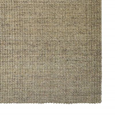 vidaXL Alfombra de sisal para rascador gris taupe 66x350 cm