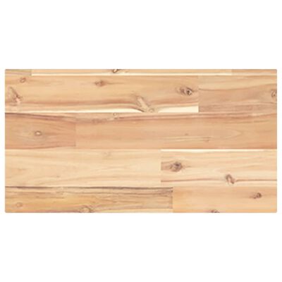 vidaXL Estantes flotantes 2 uds madera acacia sin tratar 40x20x2 cm