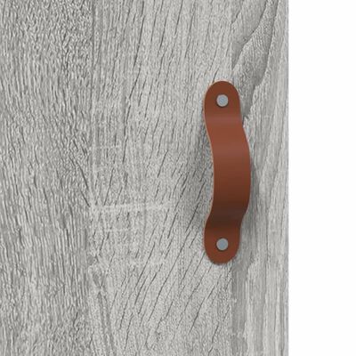 vidaXL Armario de pared madera de ingeniería gris Sonoma 60x31x60 cm