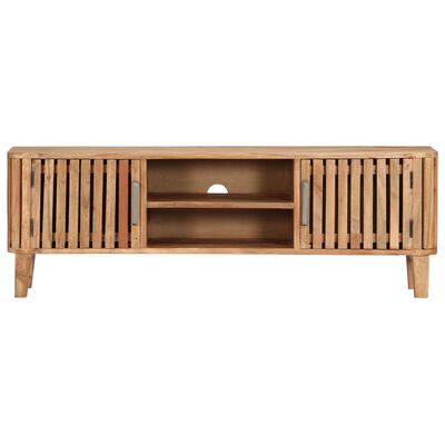 vidaXL Mueble para TV de madera maciza de acacia 130x30x45 cm
