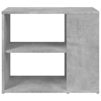 vidaXL Armario auxiliar madera contrachapada gris hormigón 60x30x50 cm