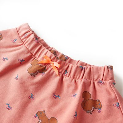 Falda infantil rosa palo 116