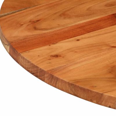 vidaXL Tablero de mesa redondo madera maciza de acacia Ø80x3,8 cm