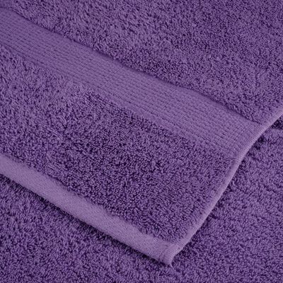 vidaXL Toallas SOLUND 2 unidades morado 30x30 cm 600 gsm