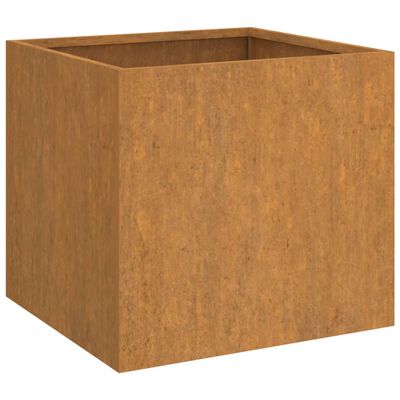 vidaXL Jardineras 2 unidades acero corten 42x40x39 cm