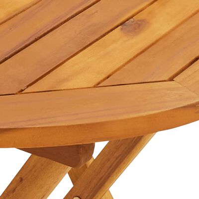 vidaXL Juego de bistro de 3 piezas ratán PE y madera maciza beige