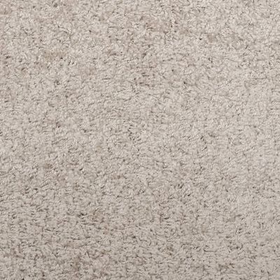 vidaXL Alfombra peluda de pelo largo moderna PAMPLONA beige 240x240 cm