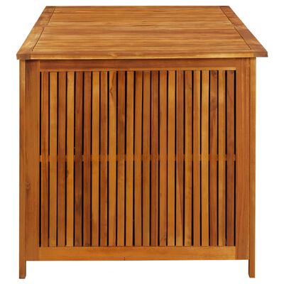 vidaXL Caja de almacenaje de jardín madera maciza acacia 150x80x75 cm