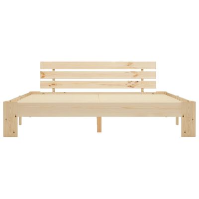 vidaXL Estructura de cama sin colchón madera maciza de pino 180x200 cm