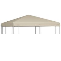 vidaXL Toldo de cenador 310 g/m² 3x3 m beige