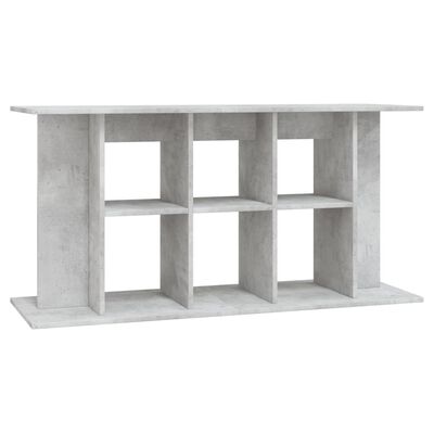 vidaXL Soporte de acuario madera ingeniería gris hormigón 120x40x60 cm