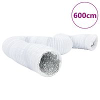 vidaXL Conducto de ventilación de aluminio y PVC 6 m Ø10 cm