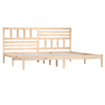 vidaXL Estructura de cama sin colchón madera maciza de pino 180x200 cm