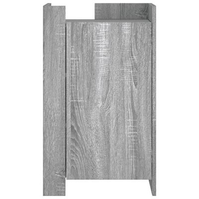 vidaXL Aparador madera de ingeniería gris Sonoma 45x35x75 cm