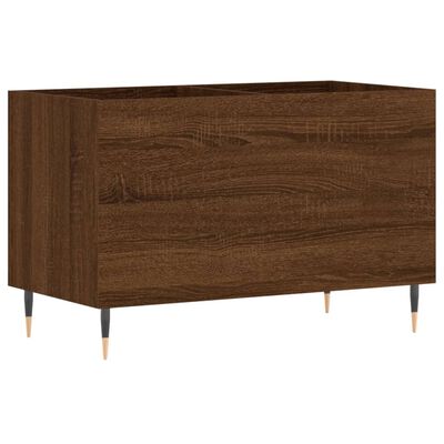 vidaXL Mueble discos madera contrachapada roble marrón 74,5x38x48 cm