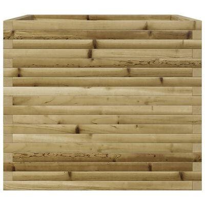 vidaXL Jardinera madera de pino impregnada 80x80x68,5 cm