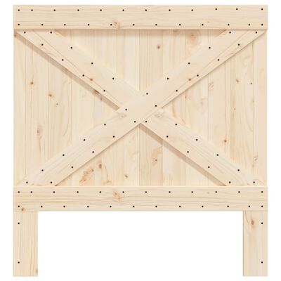 vidaXL Cabecero de madera maciza de pino 100x104 cm