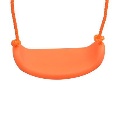 vidaXL Columpio individual y columpio para niños 2 en 1 naranja