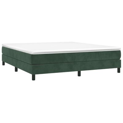 vidaXL Estructura de cama de terciopelo verde 180x200 cm