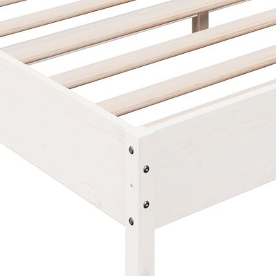 vidaXL Cama sin colchón madera maciza de pino blanca 180x200 cm