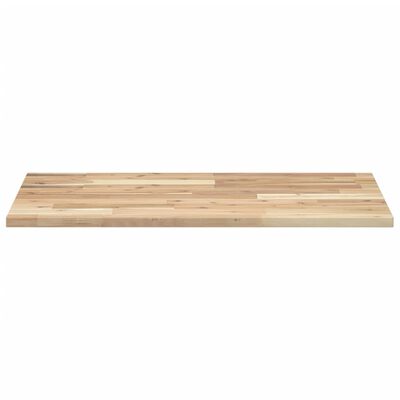 vidaXL Encimera tocador baño madera maciza acacia sin tratar 80x50x2cm