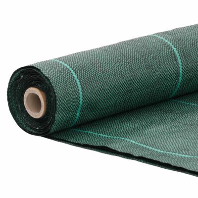 vidaXL Membrana de malezas PP verde 2x100 m