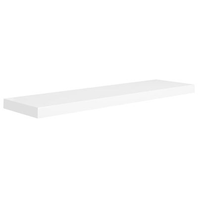 Estantes flotantes de pared 2 uds MDF blanco para libros/DVD vidaXL189803