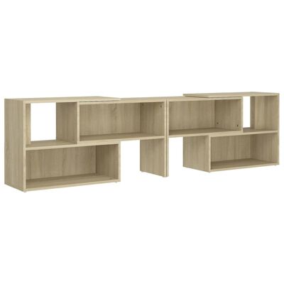 vidaXL Mueble de TV madera contrachapada roble Sonoma 149x30x52 cm