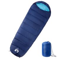 vidaXL Saco de dormir tipo momia de camping para adultos 3 estaciones