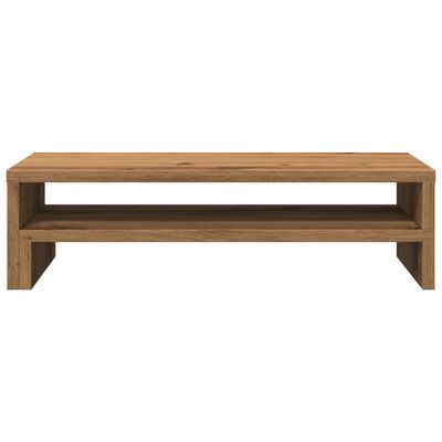 vidaXL Soporte de pantalla madera ingeniería roble Sonoma 54x22x15 cm