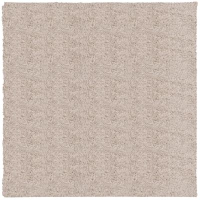 vidaXL Alfombra peluda de pelo largo moderna PAMPLONA beige 240x240 cm