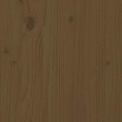 VidaXL Mesa tocador con LED madera maciza pino blanco 95x50x133,5