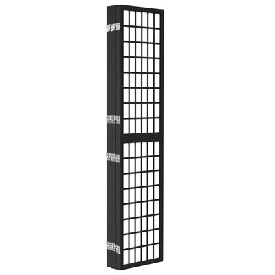 vidaXL Biombo plegable con 6 paneles estilo japonés negro 240x170 cm