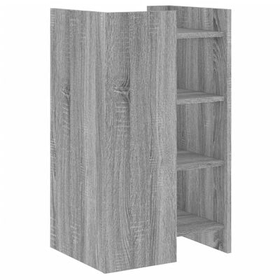 vidaXL Aparador madera de ingeniería gris Sonoma 45x35x75 cm