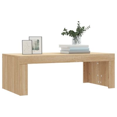 vidaXL Mesa de centro madera de ingeniería roble Sonoma 102x50x36 cm