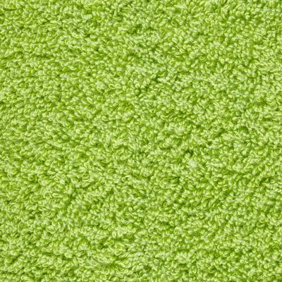 vidaXL Toallas de invitados SOLUND 10 uds verde manzana 30x50cm 600gsm