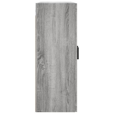 vidaXL Armarios de pared 2 uds madera de ingeniería gris Sonoma