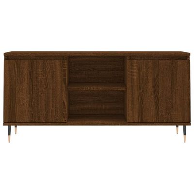 vidaXL Mueble de TV madera de ingeniería marrón roble 104x35x50 cm