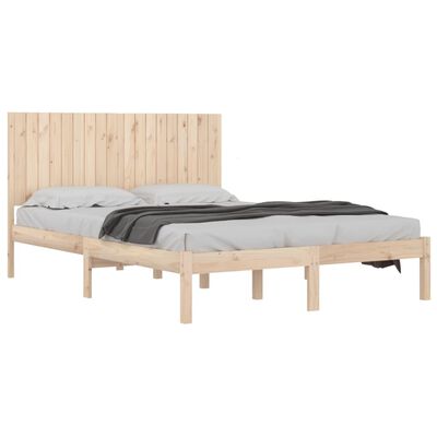 vidaXL Estructura de cama madera maciza 180x200 cm